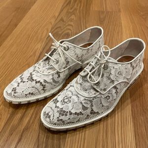 Givenchy Lace Oxfords with Studs Sz 40